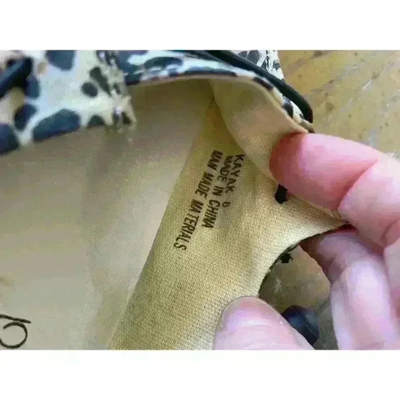 Corky's Kayak Leopard Slip On Women's Boat Shoe, size 8 - Picture 11 of 11